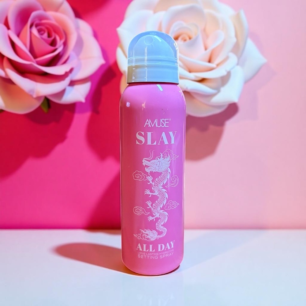 💎 Amuse SLAY All Day Hydrating Setting Spray Makeup Dragon Pink New